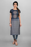 Elegant Printed Crepe   Kurti